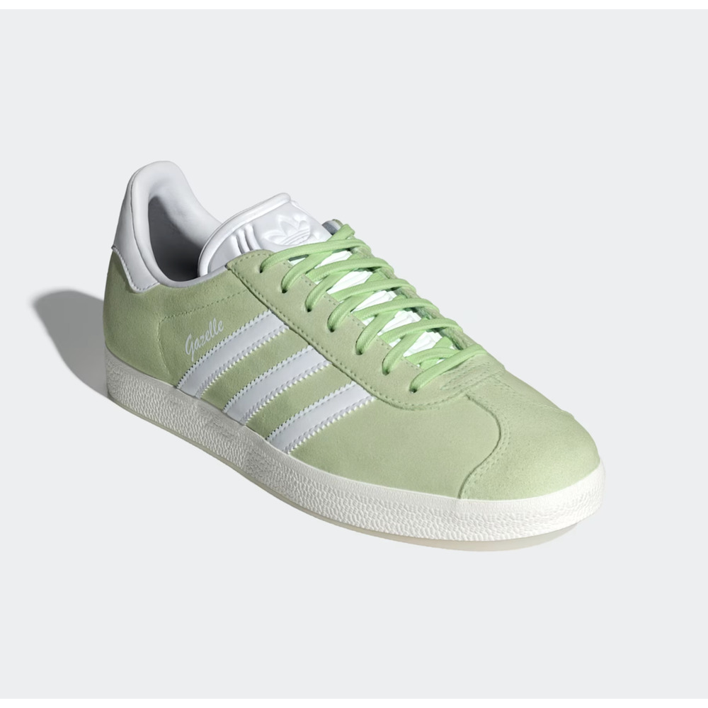 Adidas Gazelle Casual Sneakers Shoes Matcha Green White IE0442 Women's Size 8.5